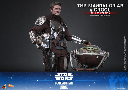 *PRE-ORDER The Mandalorian & Grogu (Deluxe) - Star Wars: The Mandalorian & Grogu Hot Toys Collectibles 1/6th Scale Action Figure