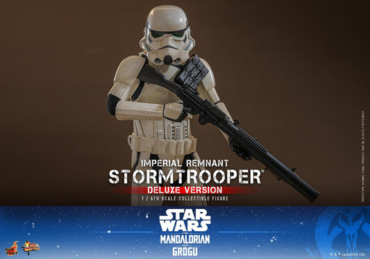 *PRE-ORDER Imperial Remnant Stormtrooper (Deluxe) - Star Wars The Mandalorian & Grogu Hot Toys Collectibles 1/6 Scale Action Figure