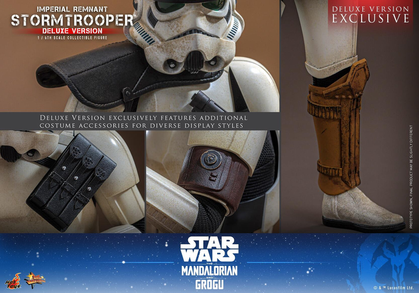 *PRE-ORDER Imperial Remnant Stormtrooper (Deluxe) - Star Wars The Mandalorian & Grogu Hot Toys Collectibles 1/6 Scale Action Figure