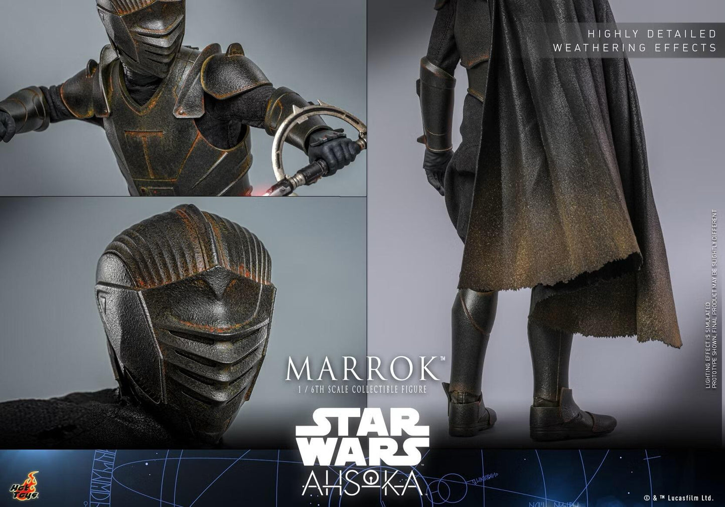 Marrok (Ahsoka) - Star Wars Hot Toys Collectibles 1/6 Scale Action Figure