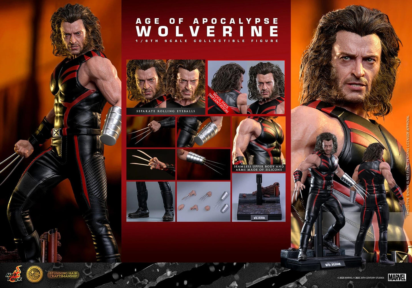 *PRE-ORDER Age of Apocalypse Wolverine (Artisan Edition) - Deadpool & Wolverine Hot Toys Collectibles 1/6 Scale Action Figure
