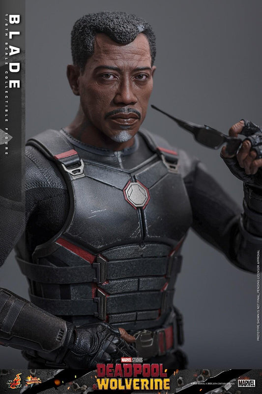 Blade - Marvel Deadpool & Wolverine Hot Toys Collectibles 1/6 Scale Action Figure