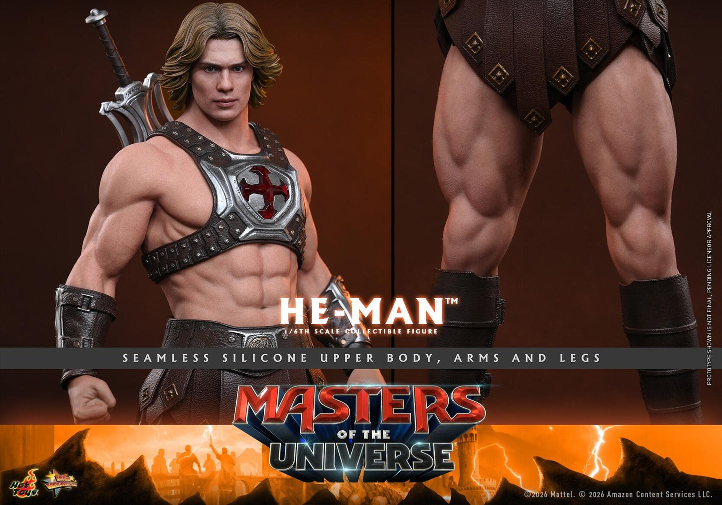 *PRE-ORDER He-Man - Masters Of The Universe Hot Toys Collectibles 1/6 Scale Action Figure