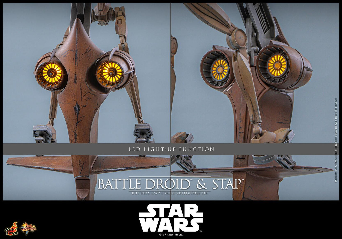 *PRE-ORDER B1 Battle Droid & STAP - Star Wars: The Phantom Menace Hot Toys Collectibles 1/6 Scale Action Figure