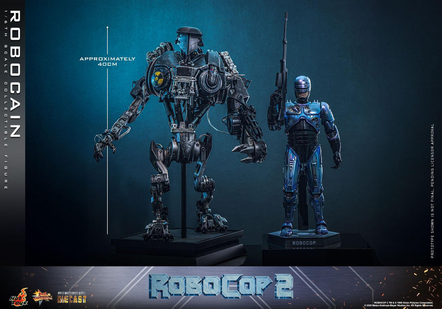 *PRE-ORDER Robocain - Robocop 2 Hot Toys Collectibles 1/6 Scale Action Figure