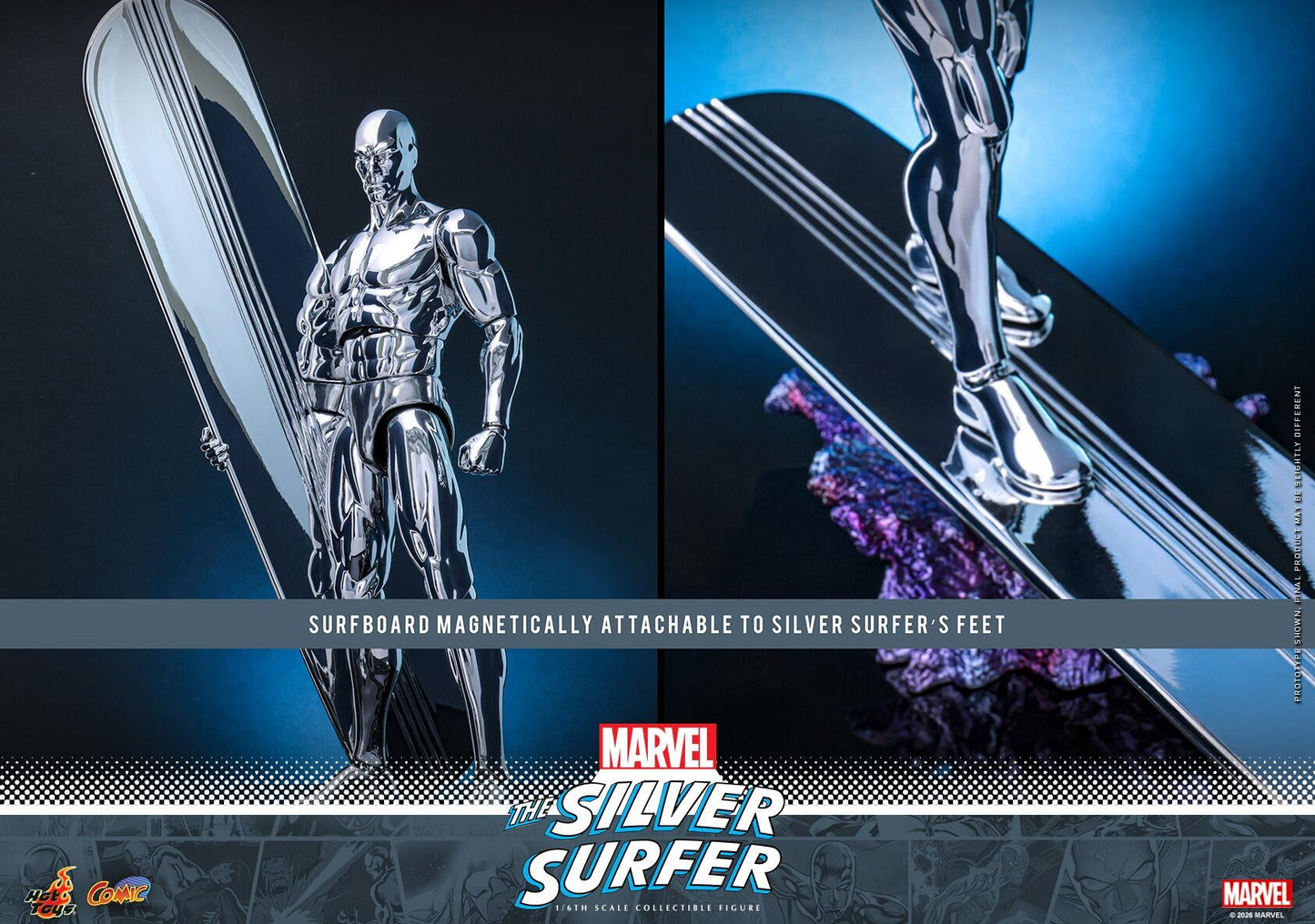 *PRE-ORDER Silver Surfer - Marvel Studios Hot Toys Exclusive Collectible 1/6 Scale Action Figure