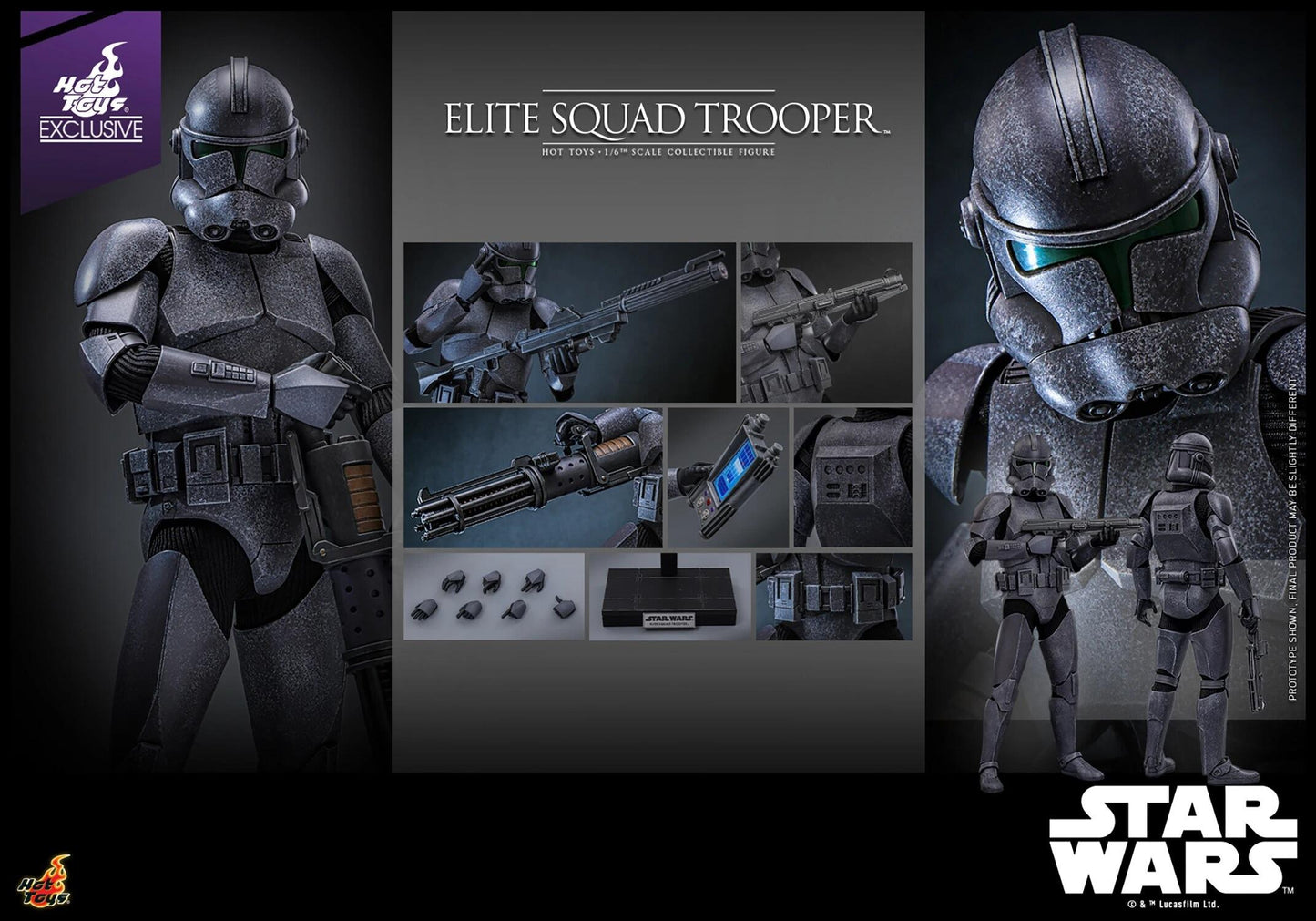 Elite Squad Trooper - Star Wars Celebration 2025 Exclusive Hot Toys Collectibles 1/6 Scale Action Figure