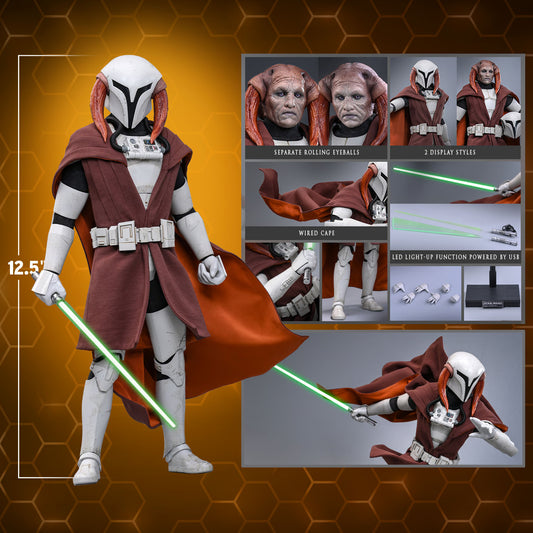 PRE-ORDER Saesee Tiin (Clone Armor) - Star Wars Episode III (ROTS) Hot Toys Exclusive Collectibles 1/6 Scale Action Figure