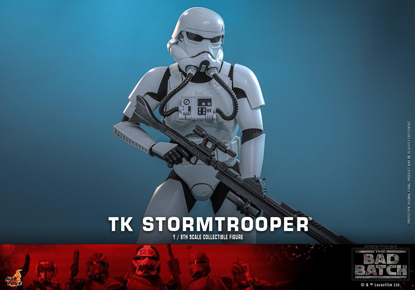 *PRE-ORDER TK Stormtrooper- Star Wars: The Bad Batch Hot Toys Collectibles 1/6 Scale Action Figure