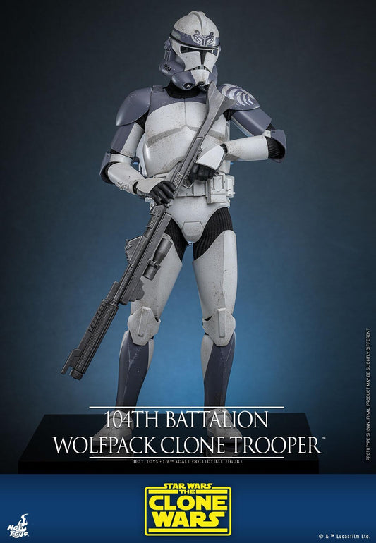 104th Battalion Wolfpack Clone Trooper - Star Wars: The Clone Wars Hot Toys Collectibles 1/6 Scale Action Figure