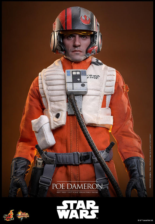 *PRE-ORDER Poe Dameron - Star Wars: The Force Awakens Hot Toys Collectibles 1/6 Scale Action Figure