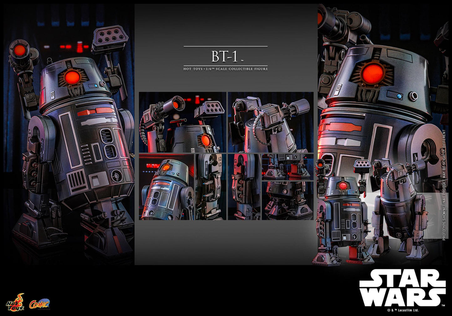 BT-1 - Star Wars Legends Hot Toys Collectibles 1/6 Scale Action Figure