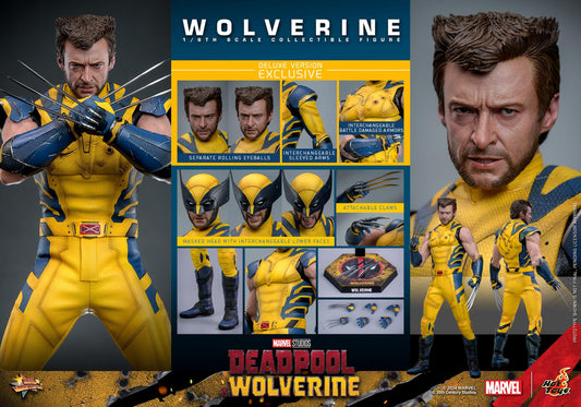 Wolverine (Deluxe) - Marvel Deadpool & Wolverine Hot Toys Collectibles 1/6 Scale Action Figure