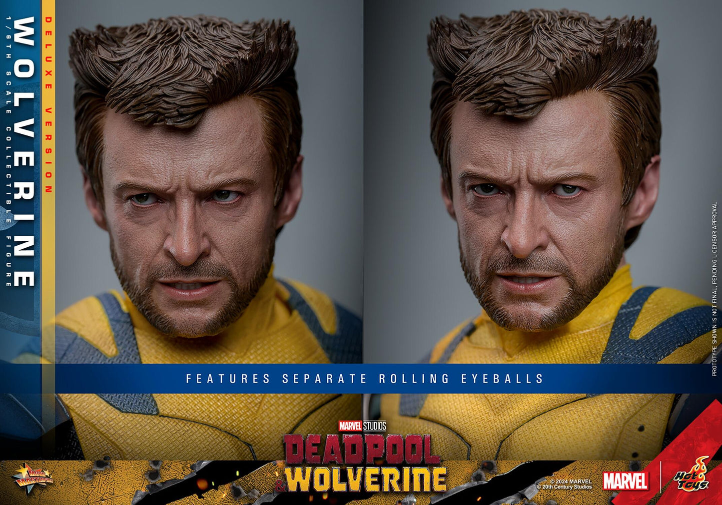 Wolverine (Deluxe) - Marvel Deadpool & Wolverine Hot Toys Collectibles 1/6 Scale Action Figure
