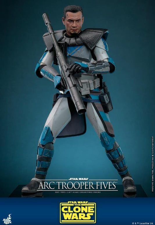 Arc Trooper Fives - Star Wars: The Clone Wars Hot Toys Collectibles 1/6 Scale Action Figure