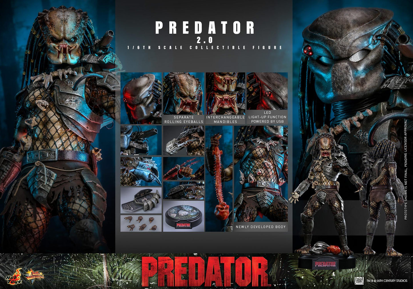 *PRE-ORDER Predator 2.0 - Predator Hot Toys Collectibles 1/6 Scale Action Figure