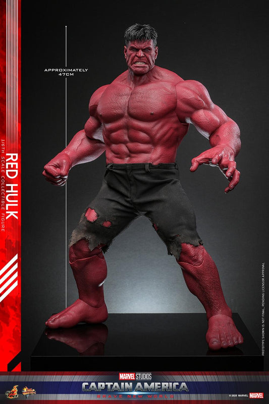 Red Hulk - Marvel Captain America: Brave New World Hot Toys Collectibles 1/6 Scale Action Figure