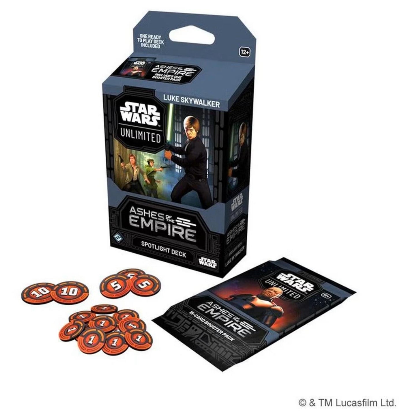 Star Wars: Unlimited Ashes of the Empire Trading Card Game - Spotlight Deck (Luke Skywalker)