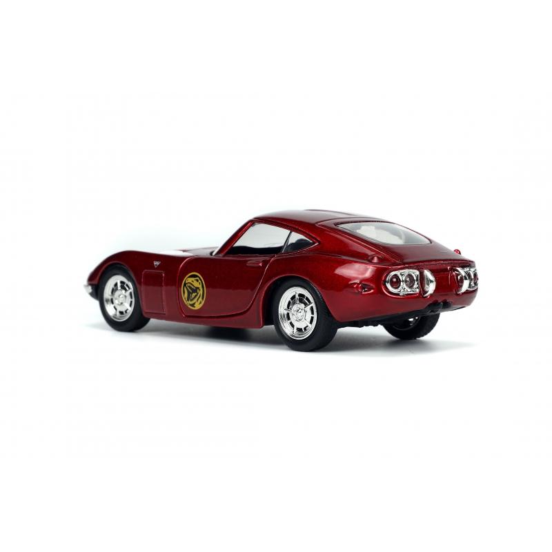 Power Ranger - 1967 Toyota 2000GT with Red Ranger Figure Hollywood Rides 1:32 Scale Die Cast Vehicle