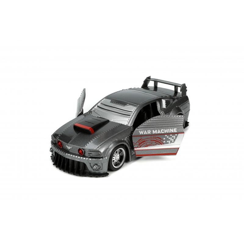 Marvel Avengers - 2006 Ford Mustang GT with War Machine Figure Hollywood Rides 1:32 Scale Die Cast Vehicle