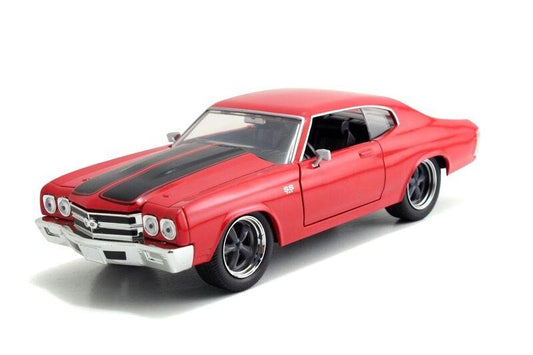 Fast & Furious - Dom's 1970 Chevrolet Chevelle SS (Red) Hollywood Rides 1:24 Scale Die Cast Vehicle