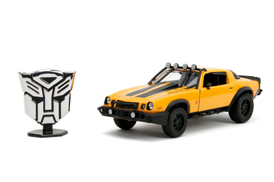 Transformers Rise of The Beasts - Bumblebee with Badge Hollywood Rides 1:24 Scale Die Cast Vehicle