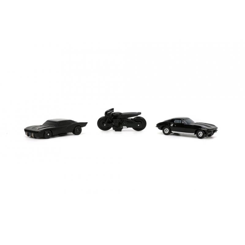 The Batman 2022 - Nano Hollywood Rides 3 Vehicle Set