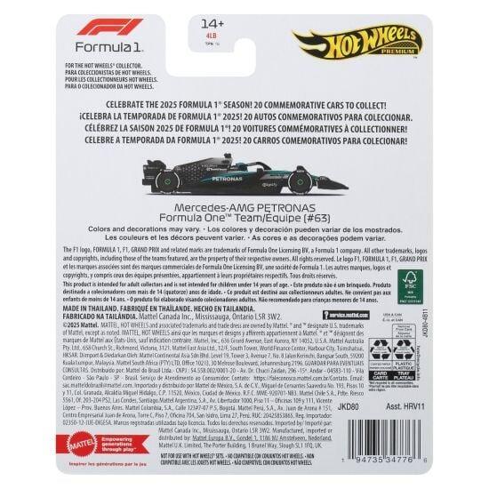 Hot Wheels Premium F1 2025 - Mercedes-AMG Petronas F1 Team George Russell #63