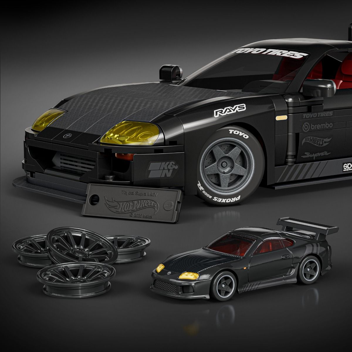 Mattel Brick Shop Hot Wheels 1:16 Elite Series - Toyota Supra MKIV