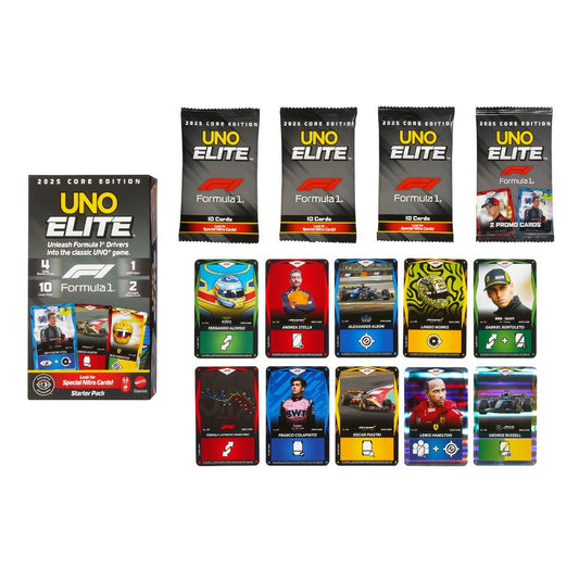 Uno Card Game - Elite Formula 1 Starter Pack