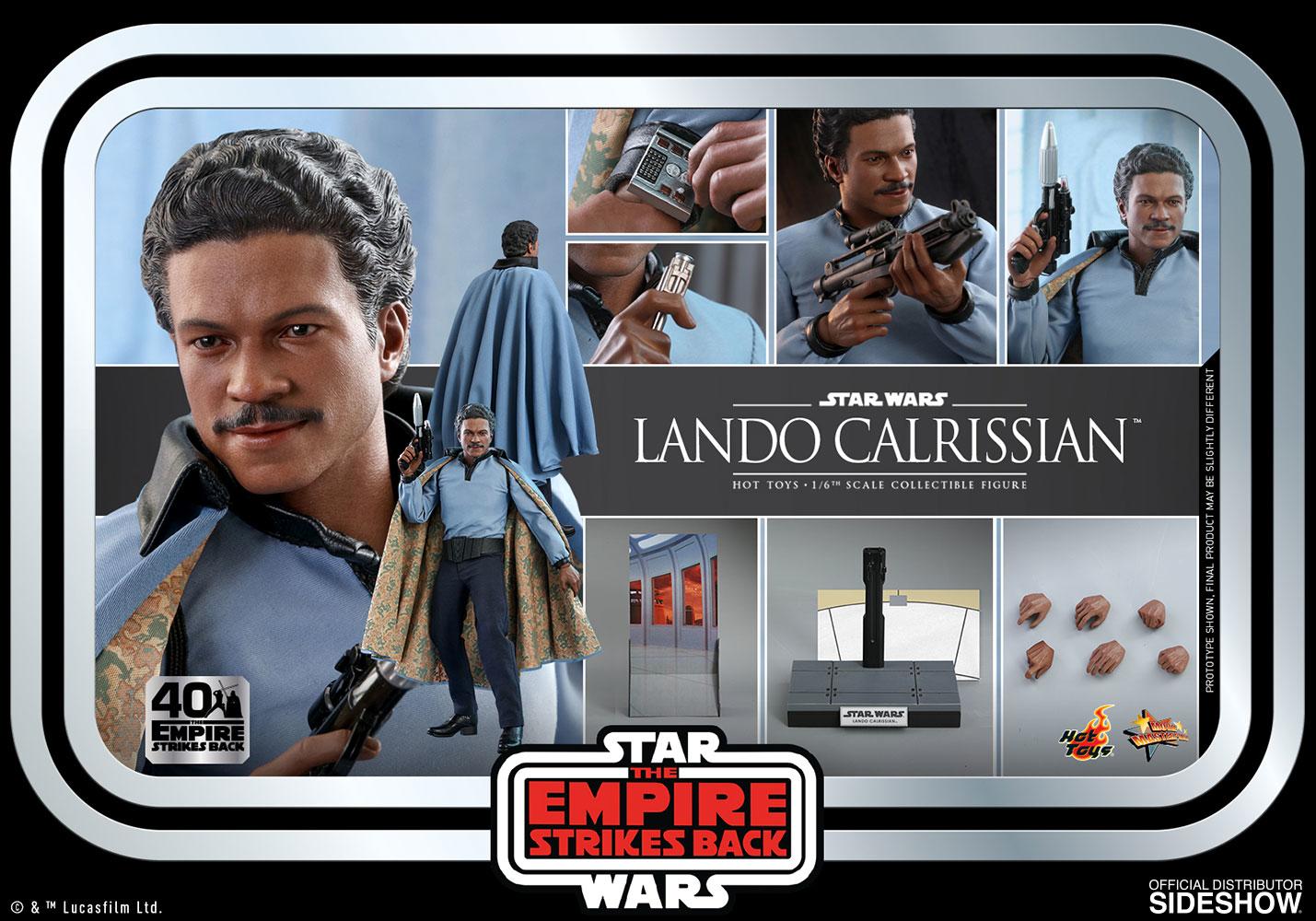 Lando Calrissian (Empire Strikes Back) - Star Wars Hot Toys Collectibles 1/6 Scale Action Figure