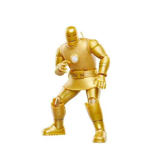 Marvel Legends Iron Man Retro 6 Inch Action Figure - Iron Man (Model 01-Gold)