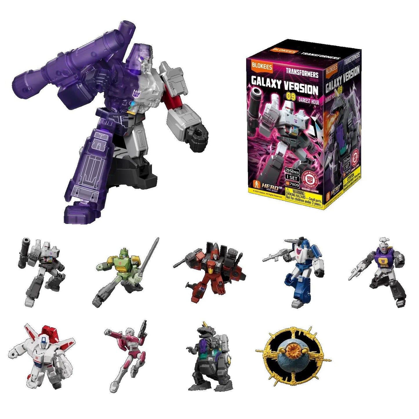 Transformers Galaxy Version 09: Darkest Hour Blokees Model Kit - Blind Box