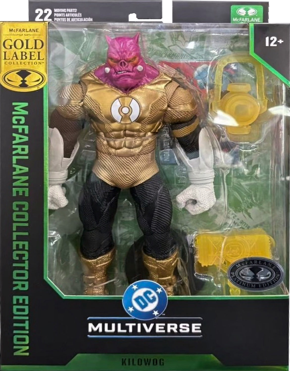 DC McFarlane Collector Edition #64 7 Inch SDCC Action Figure - Kilowog (Platinum Edition)