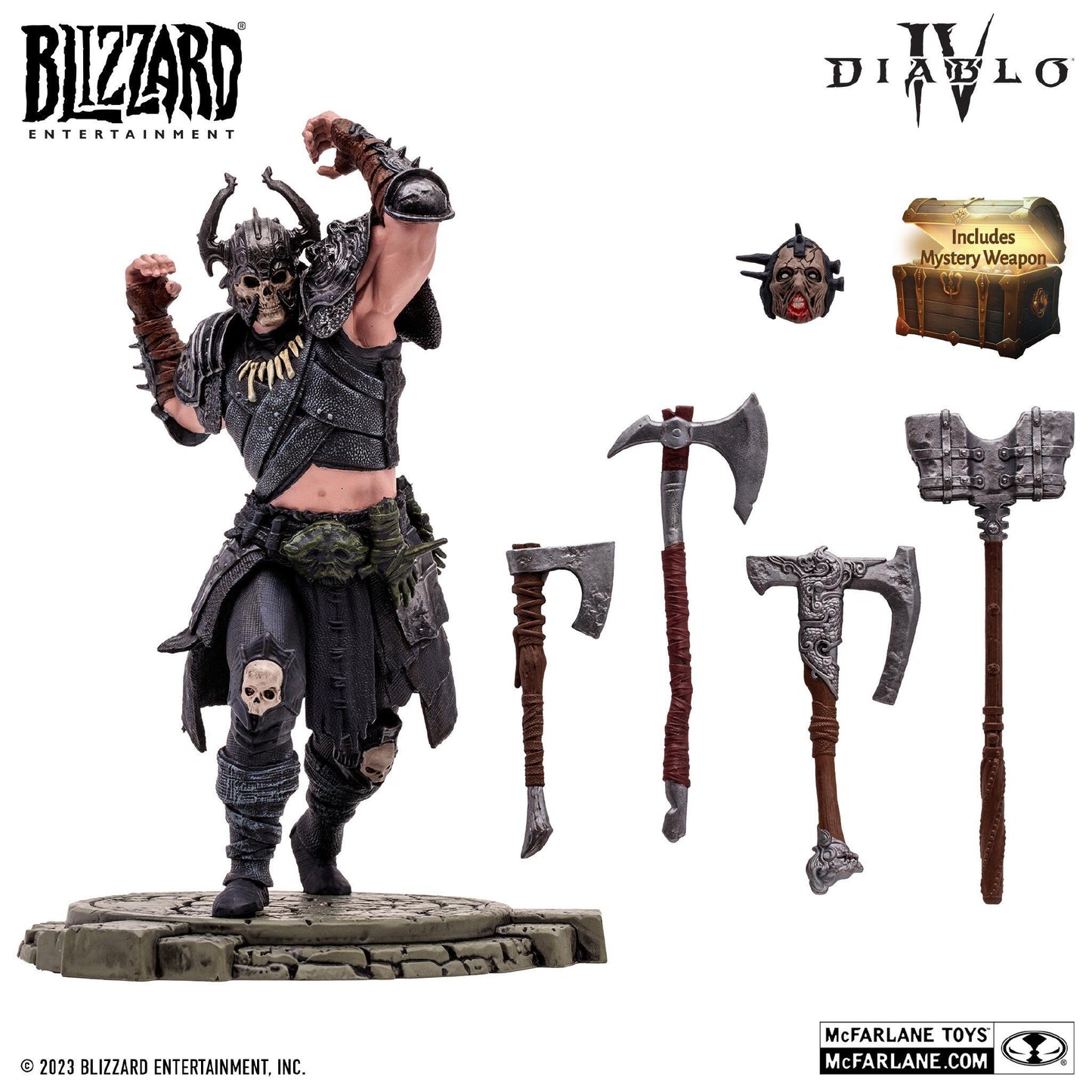 Diablo IV 6 Inch Scale Posed Figure Wave 1 - Death Blow Barbarian