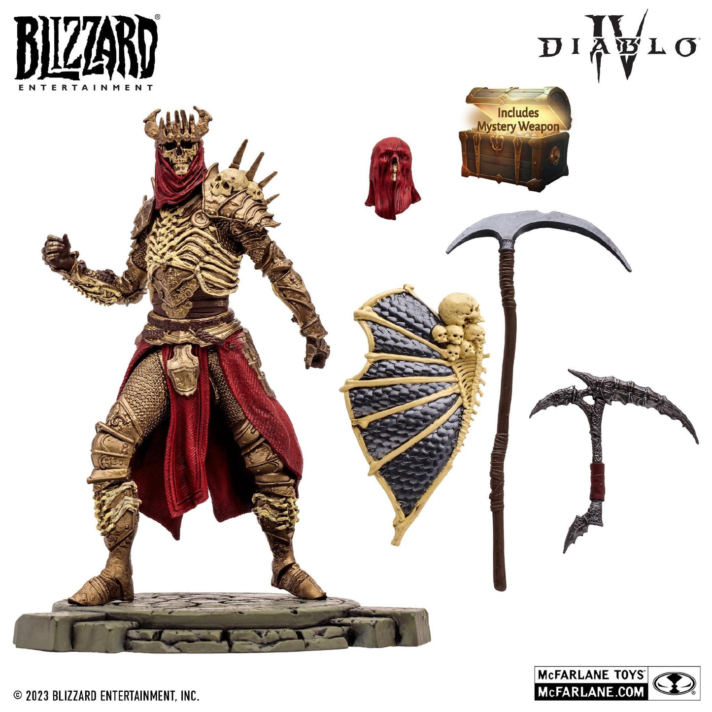 Diablo IV 6 Inch Scale Posed Figure Wave 1 - Summoner Necromancer (Epic)