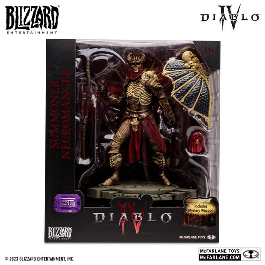 Diablo IV 6 Inch Scale Posed Figure Wave 1 - Summoner Necromancer (Epic)