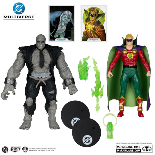 DC Multiverse 7 Inch Scale Action Figure 2-pack With Megafig - Solomon Grundy Vs Green Lantern