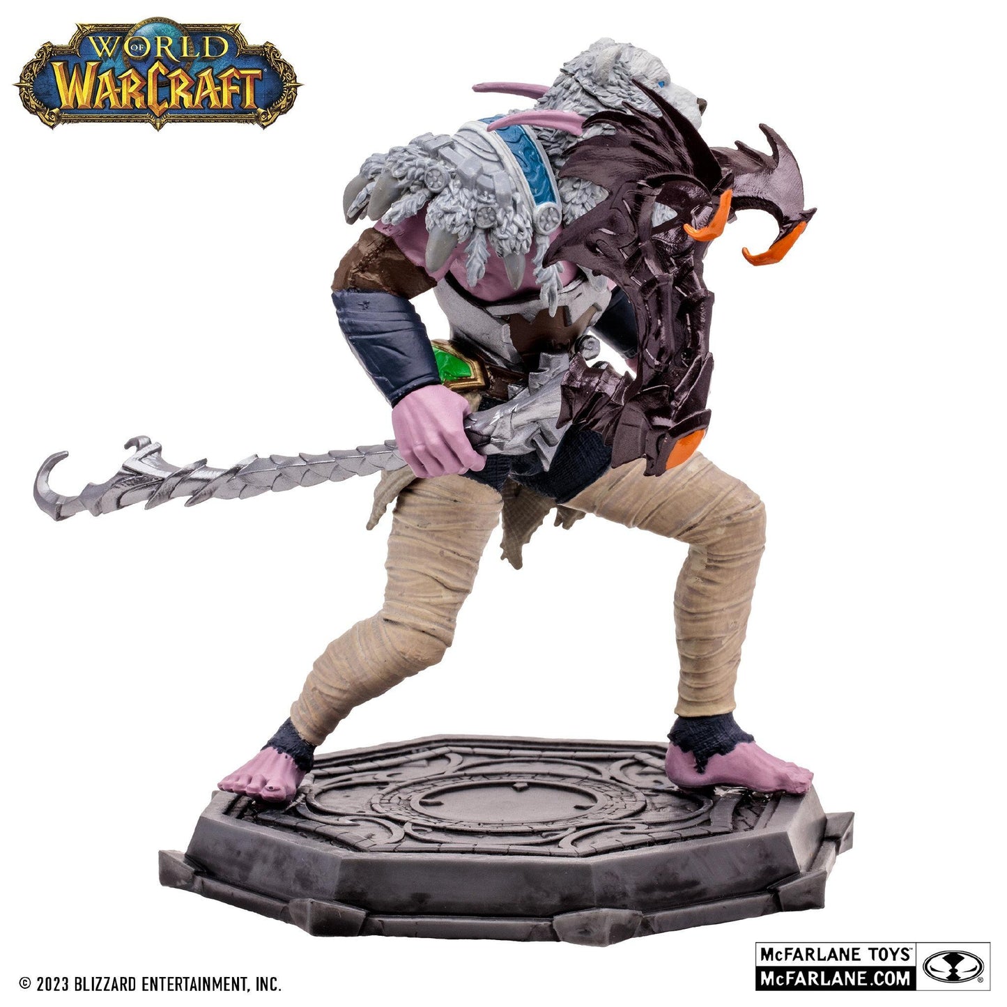 World of Warcraft 6 Inch Posed Figure Wave 1 - Elf Druid/ Rogue (Common)