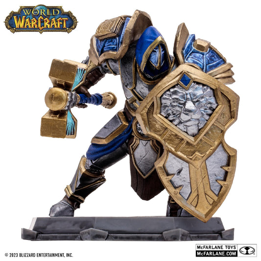 World of Warcraft 6 Inch Posed Figure Wave 1 - Human Warrior/ Paladin (Common)