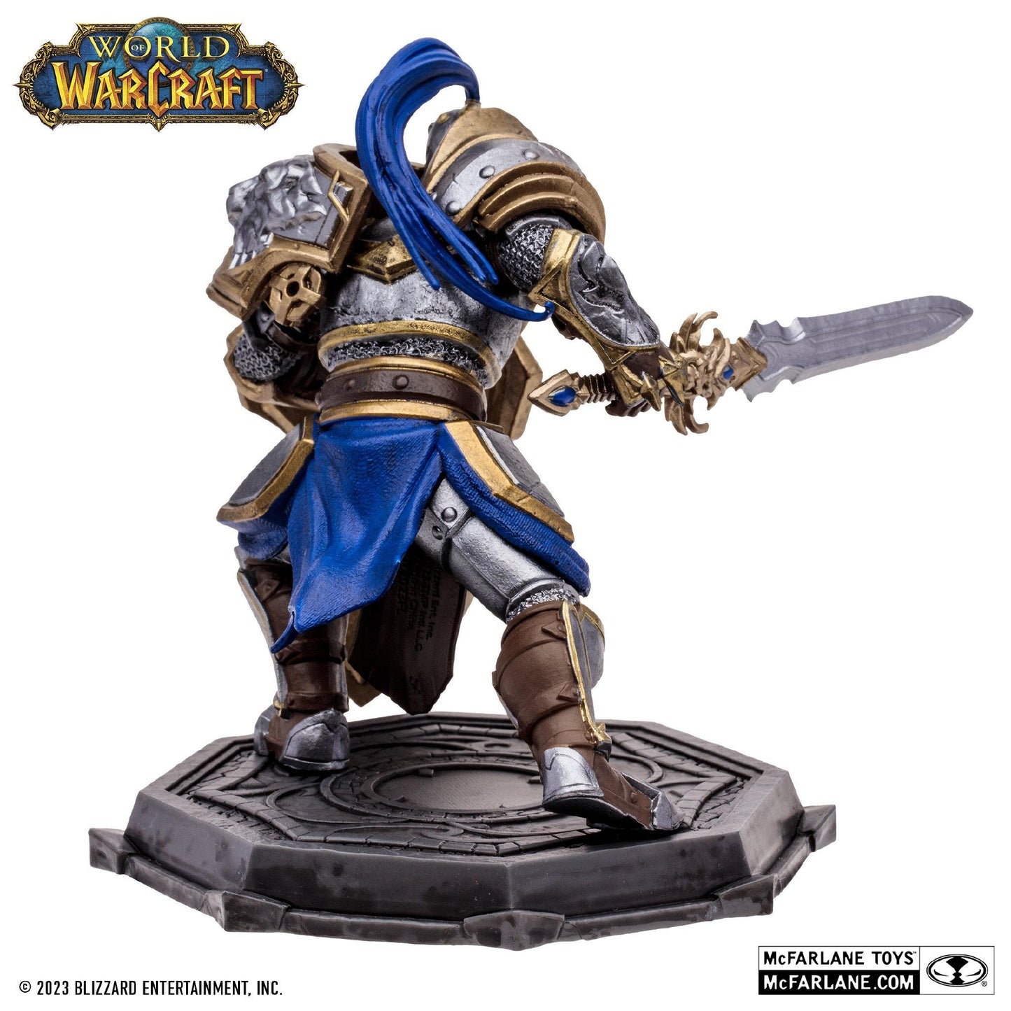 World of Warcraft 6 Inch Posed Figure Wave 1 - Human Warrior/ Paladin (Common)