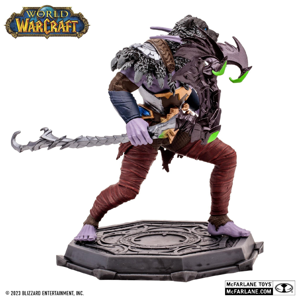 World of Warcraft 6 Inch Posed Figure Wave 1 - Elf Druid/ Rogue (Epic)