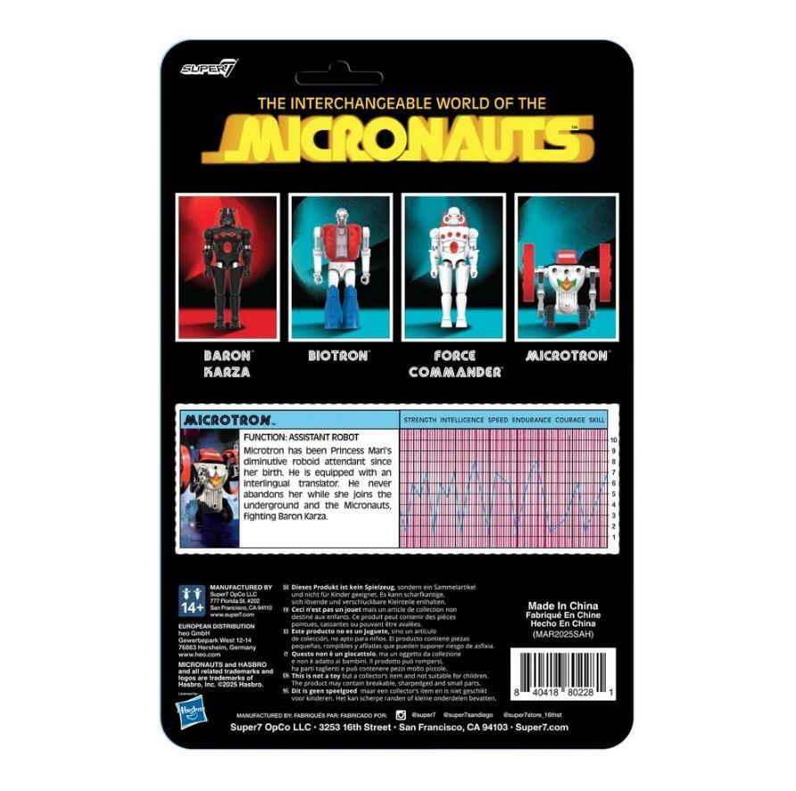 Micronauts ReAction+ O-Ring Action Figure Wave 2 - Microtron