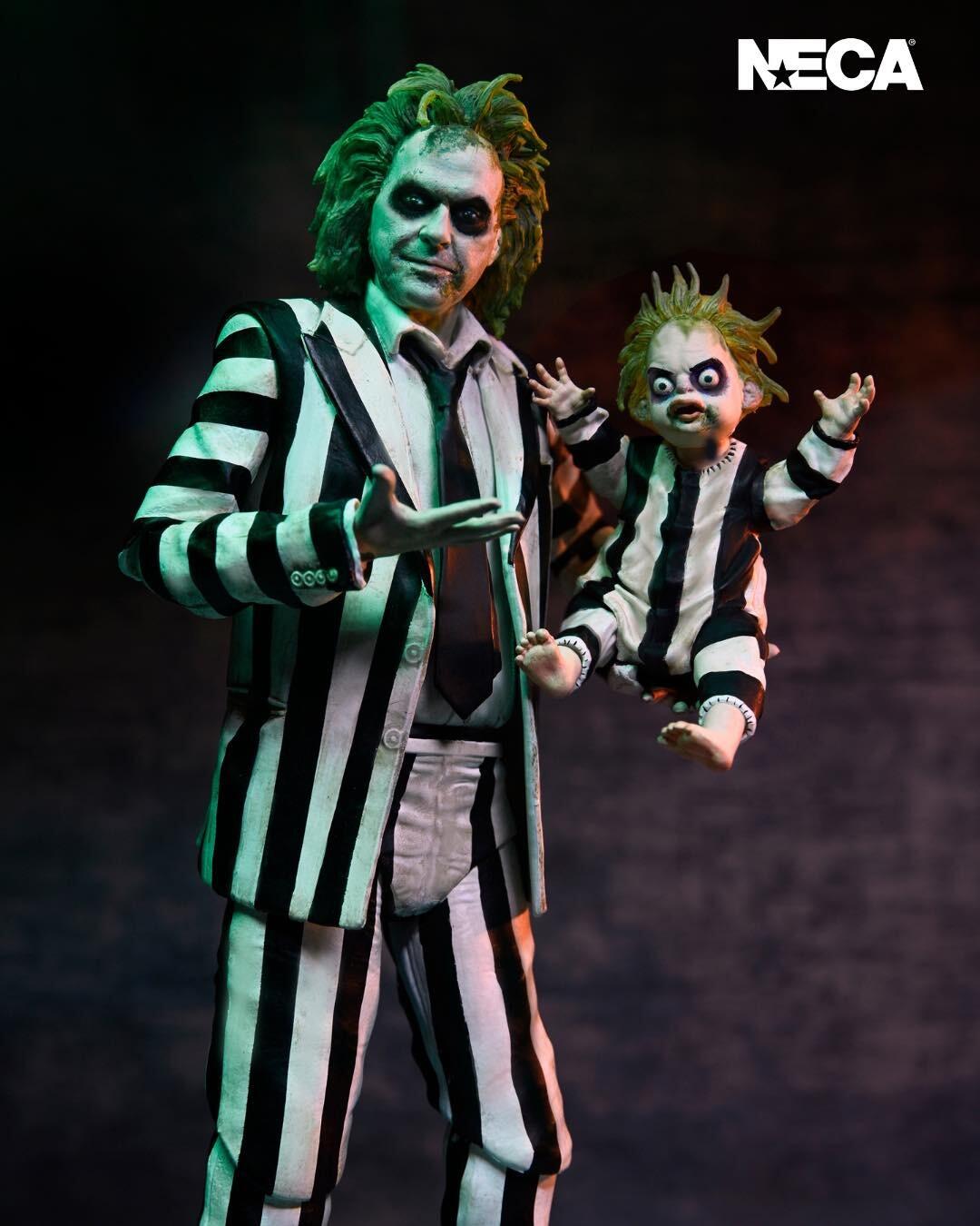 Beetlejuice Beetlejuice 7 Inch Ultimate Action Figure - Beetlejuice (Striped Suit)