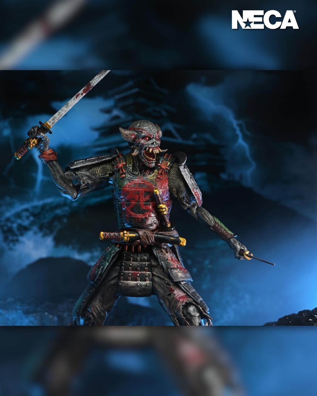 Iron Maiden Future Past World Tour Ultimate 7 Inch Scale Action Figure 2-Pack - Samurai Eddie & Cyborg Eddie