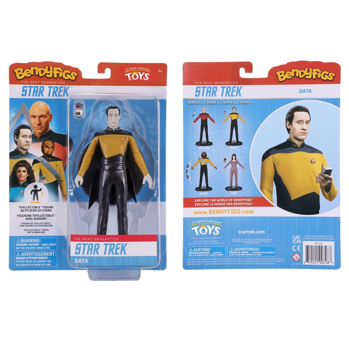 Star Trek: The Next Generation Bendyfigs Action Figure - Lieutenant Commander Data (possibly non-mint)
