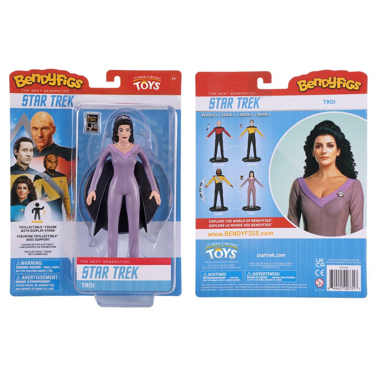 Star Trek: The Next Generation Bendyfigs Action Figure - Deanna Troi (possibly non-mint)