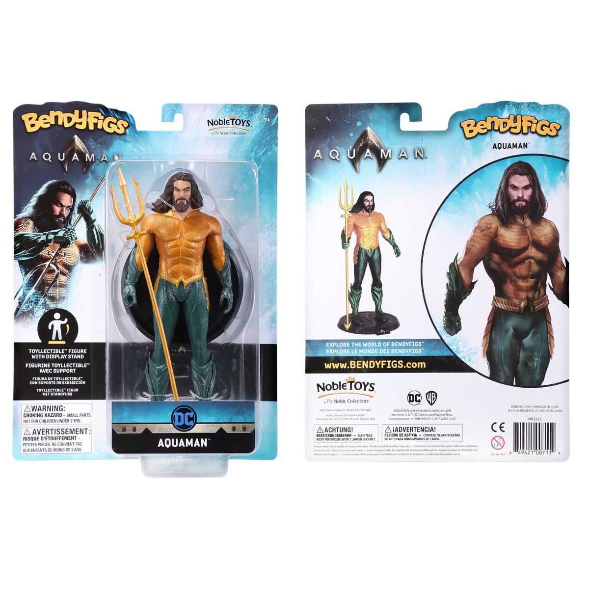 Aquaman Bendyfigs Action Figure - Aquaman (possibly non-mint)