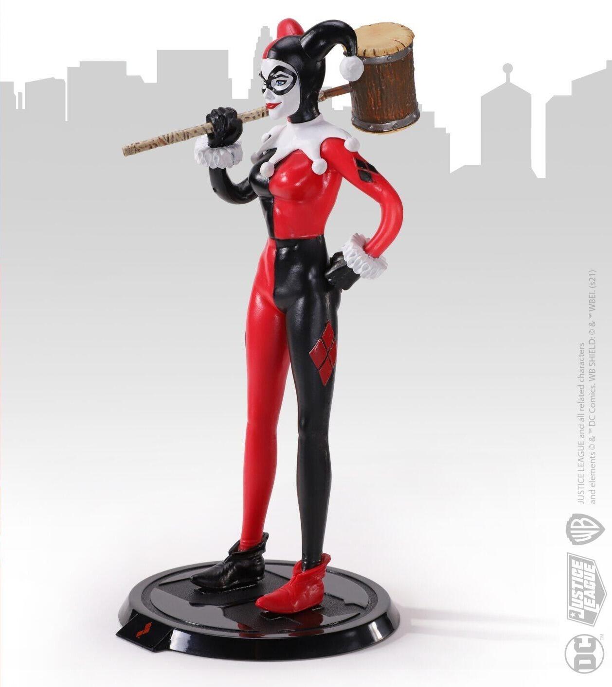 DC Bendyfigs Action Figure - Harley Quinn Jester (possibly non-mint)