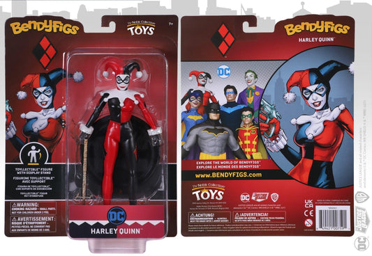 DC Bendyfigs Action Figure - Harley Quinn Jester (possibly non-mint)